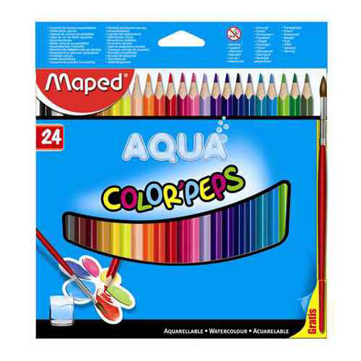 Picture of MAPED AQUARELL PENCILS X24